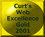 Curt's Web Excellence Gold Award 2001