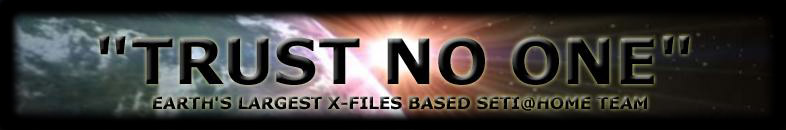 Earth's Largest X-files based SETI@home team